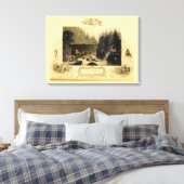 Historischer Erie Canal Bicentennial Leinwanddruck (Insitu (Schlafzimmer))