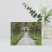 Historischer Garten-Weg Postkarte (Stehend Vorderseite)