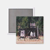 Historischer Goldrausch...... Magnet (Vorderseite/Rückseite)