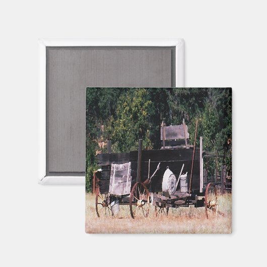 Historischer Goldrausch...... Magnet (Vorderseite/Rückseite)