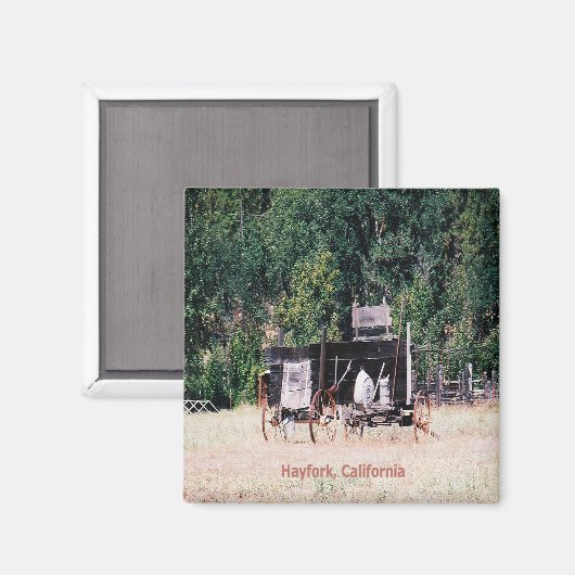 Historischer Goldrausch...... Magnet (Vorderseite/Rückseite)