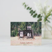 Historischer Goldrausch...... Postkarte (Stehend Vorderseite)