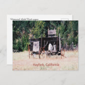 Historischer Goldrausch...... Postkarte (Vorne/Hinten)