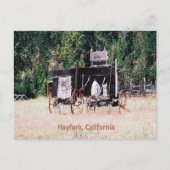 Historischer Goldrausch...... Postkarte (Vorderseite)