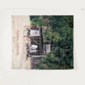 Historischer Goldrausch...... Wandteppich (Vorderseite (Horizontal))