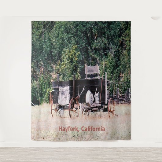 Historischer Goldrausch...... Wandteppich (Vorderseite)