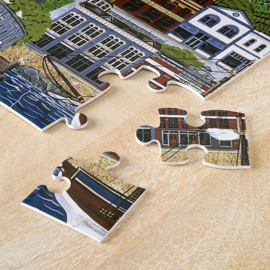 Historischer Hafen Townsend, Washington Puzzle (Seite)