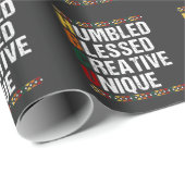 Historischer HBCU-Stolz Geschenkpapier (Rolleneckpunkt)