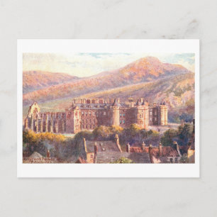 Historischer Holyrood-Palast in Edinburgh, Schottl Postkarte