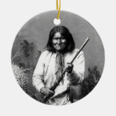 Historischer Ikonischer Indischer Amerikanische Ur Keramikornament (Vorne)