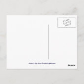 Historischer Key West Florida Leuchtturm Postkarte (Rückseite)