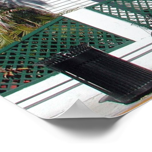 Historischer Key West Florida Poster (Ecke)