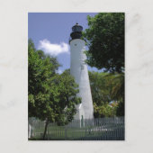 Historischer Key West LIghthouse Postkarte (Vorderseite)