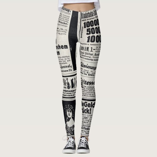 Historischer Kiew: Illustration der Zeitung 1917 Leggings (Vorderseite)