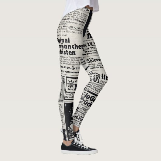 Historischer Kiew: Illustration der Zeitung 1917 Leggings (Rechts)