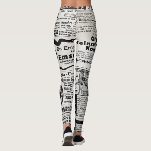 Historischer Kiew: Illustration der Zeitung 1917 Leggings (Rückseite)