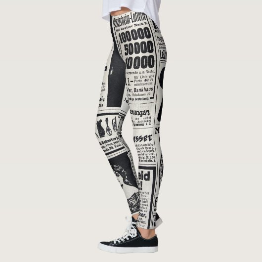 Historischer Kiew: Illustration der Zeitung 1917 Leggings (Links)