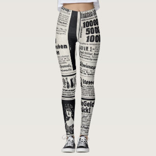 Historischer Kiew: Illustration der Zeitung 1917 Leggings