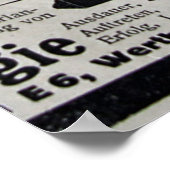 Historischer Kiew: Illustration der Zeitung 1917 Poster (Ecke)