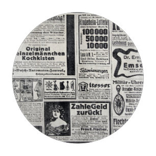 Historischer Kiew: Illustration der Zeitung 1917 Schneidebrett