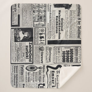 Historischer Kiew: Illustration der Zeitung 1917 Sherpadecke