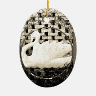 Historischer Lake Morton Keramikornament