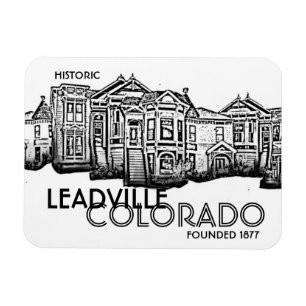 Historischer Leadville Colorado alter Stadtmagnet Magnet