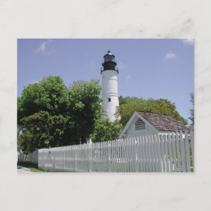 Historischer Leuchtturm Key West Florida Postkarte