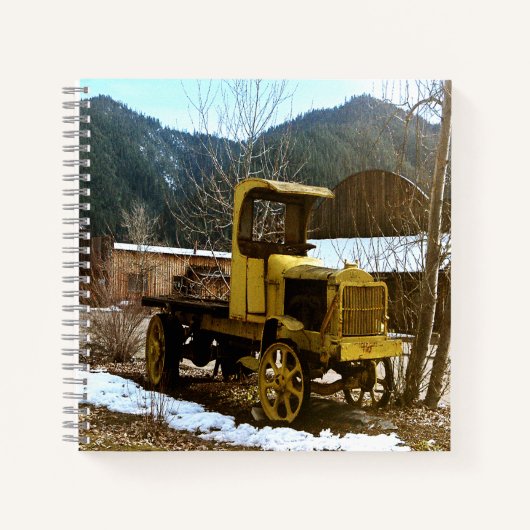Historischer LKW 1912...... Notizblock (Vorderseite)