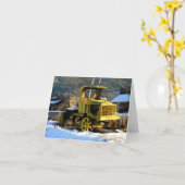Historischer LKW von 1912......................... Karte (Gelbe Blume)