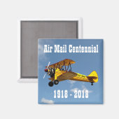Historischer Luftpostdienst Centennial Magnet (Vorderseite/Rückseite)
