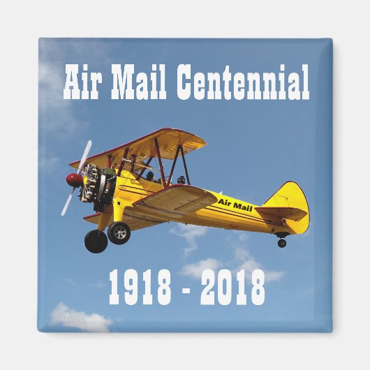 Historischer Luftpostdienst Centennial Magnet (Vorne)