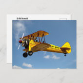 Historischer Luftpostdienst Centennial Postkarte (Vorne/Hinten)