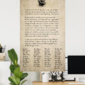 HISTORISCHER MAYFLOWER COMPACT 1620 POSTER (Heimbüro)