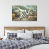 Historischer Motor (von Eugène Burnand) Leinwanddruck (Insitu (Schlafzimmer))