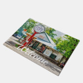 Historischer Oark Allgemeiner Store Willkommen Tür Fußmatte (Schrägansicht)