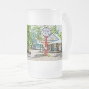Historischer Oark-General Store-Frostglas-Bierkrug Mattglas Bierglas