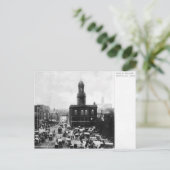 Historischer öffentlicher Platz Postkarte (Stehend Vorderseite)