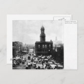 Historischer öffentlicher Platz Postkarte (Vorne/Hinten)