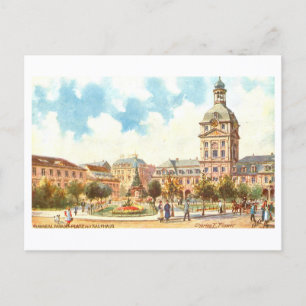 Historischer Paradeplatz, Mannheim, Deutschland Postkarte
