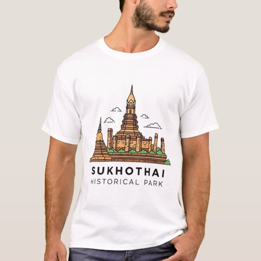 Historischer Park Sukhothai T-Shirt (Vorderseite)