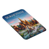 Historischer Park Sukhothai Thailand Magnet (Rechte Seite)