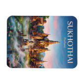 Historischer Park Sukhothai Thailand Magnet (Horizontal)