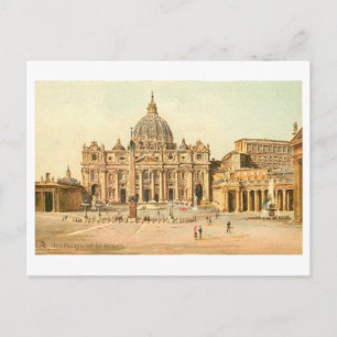 Historischer Petersplatz, Vatikan Postkarte