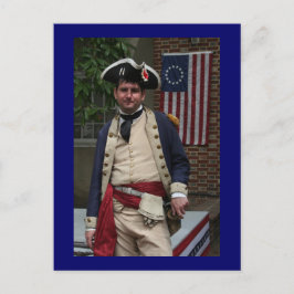 Historischer Philadelphia Kolonist Postkarte