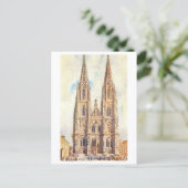 Historischer Regensburger Dom Postkarte (Stehend Vorderseite)