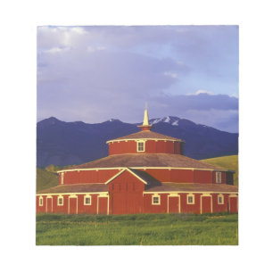 Historischer Rundstall bei Twin Bridges Montana Notizblock