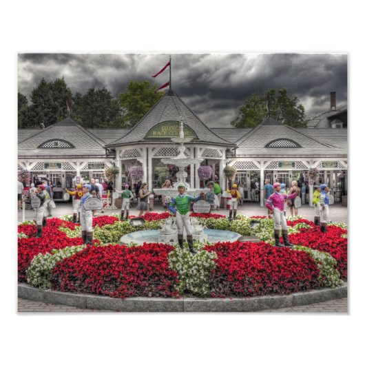 Historischer Saratoga Race Course Eintritt Fotodruck (Vorne)
