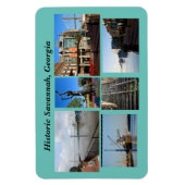 Historischer Savannah, Magnet Georgien (Vertikal)