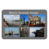 Historischer Savannah, Magnet Georgien (Horizontal)
